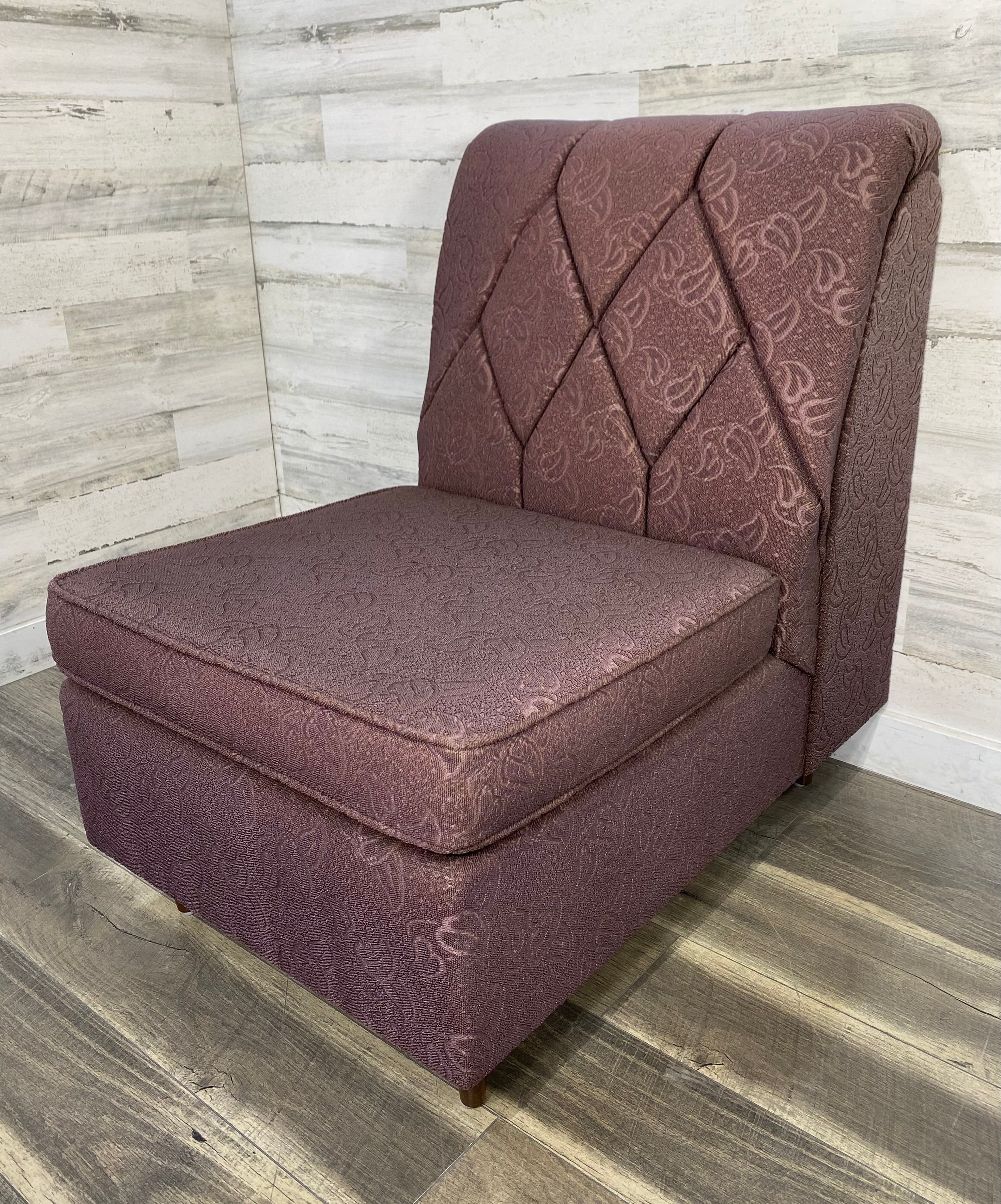 Mid Century Modern Slipper Accent Chair