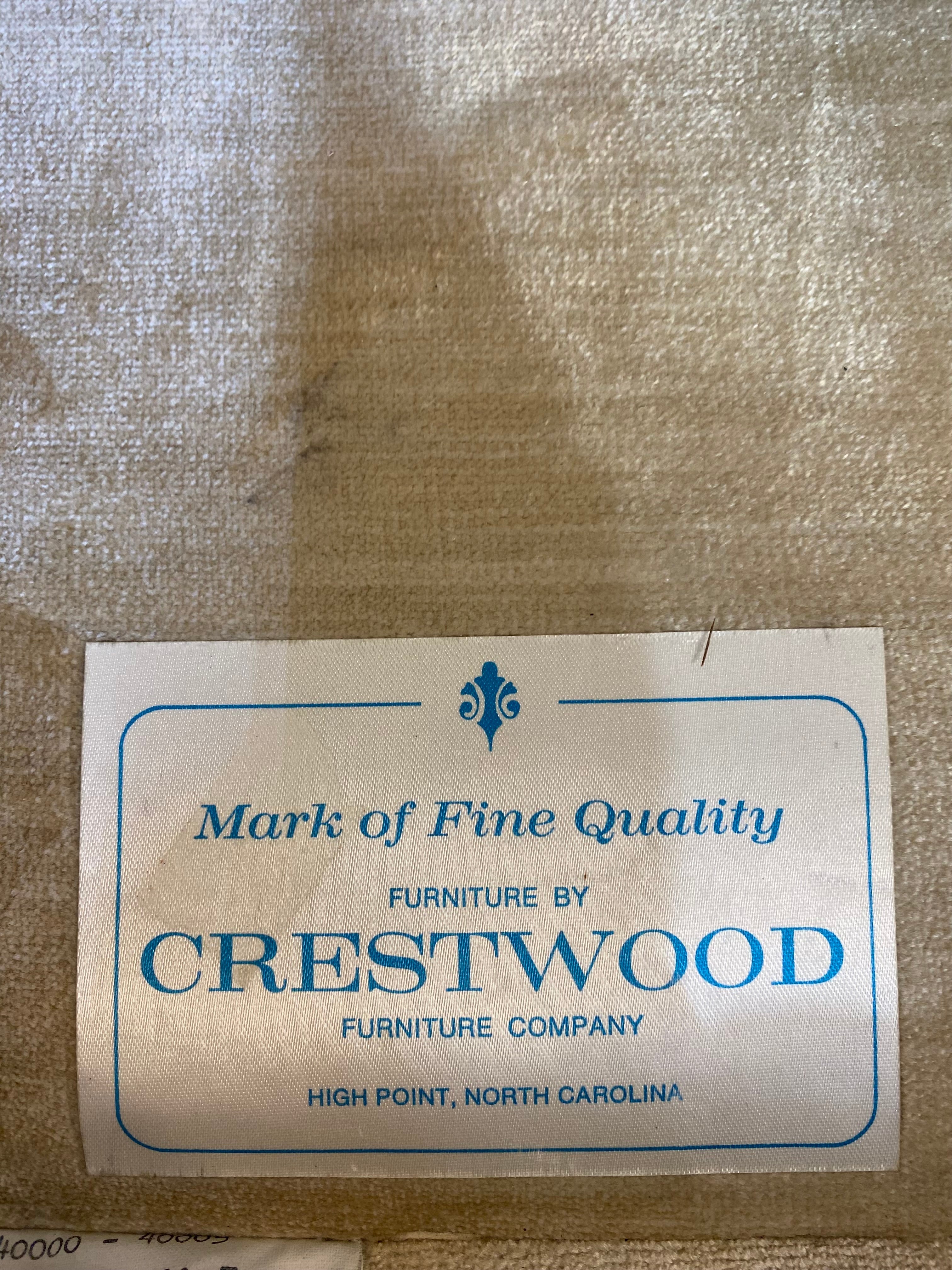 Vintage Crestwood Hollywood Regency Chair
