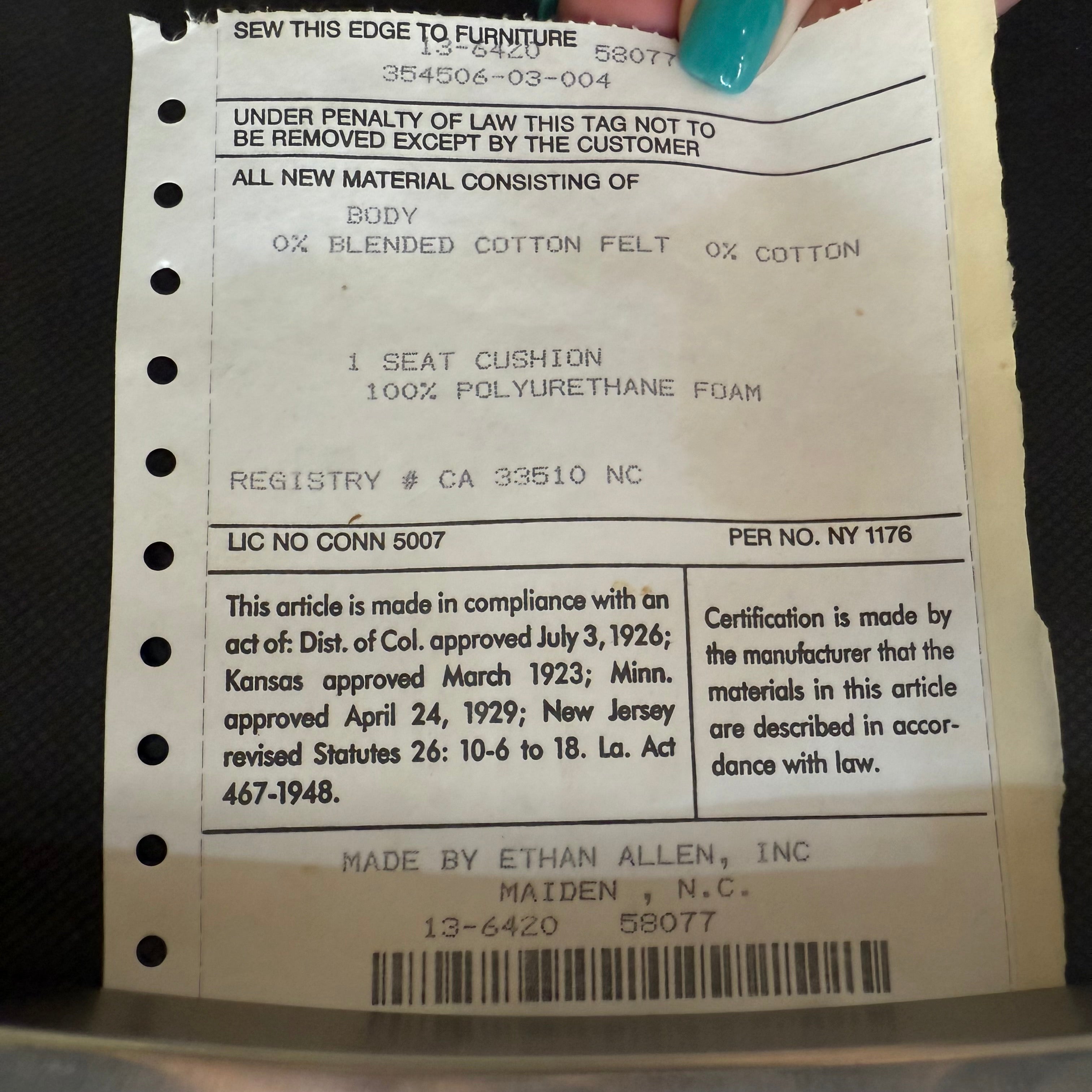 Ethan Allen Dining Set “Radius Collection”